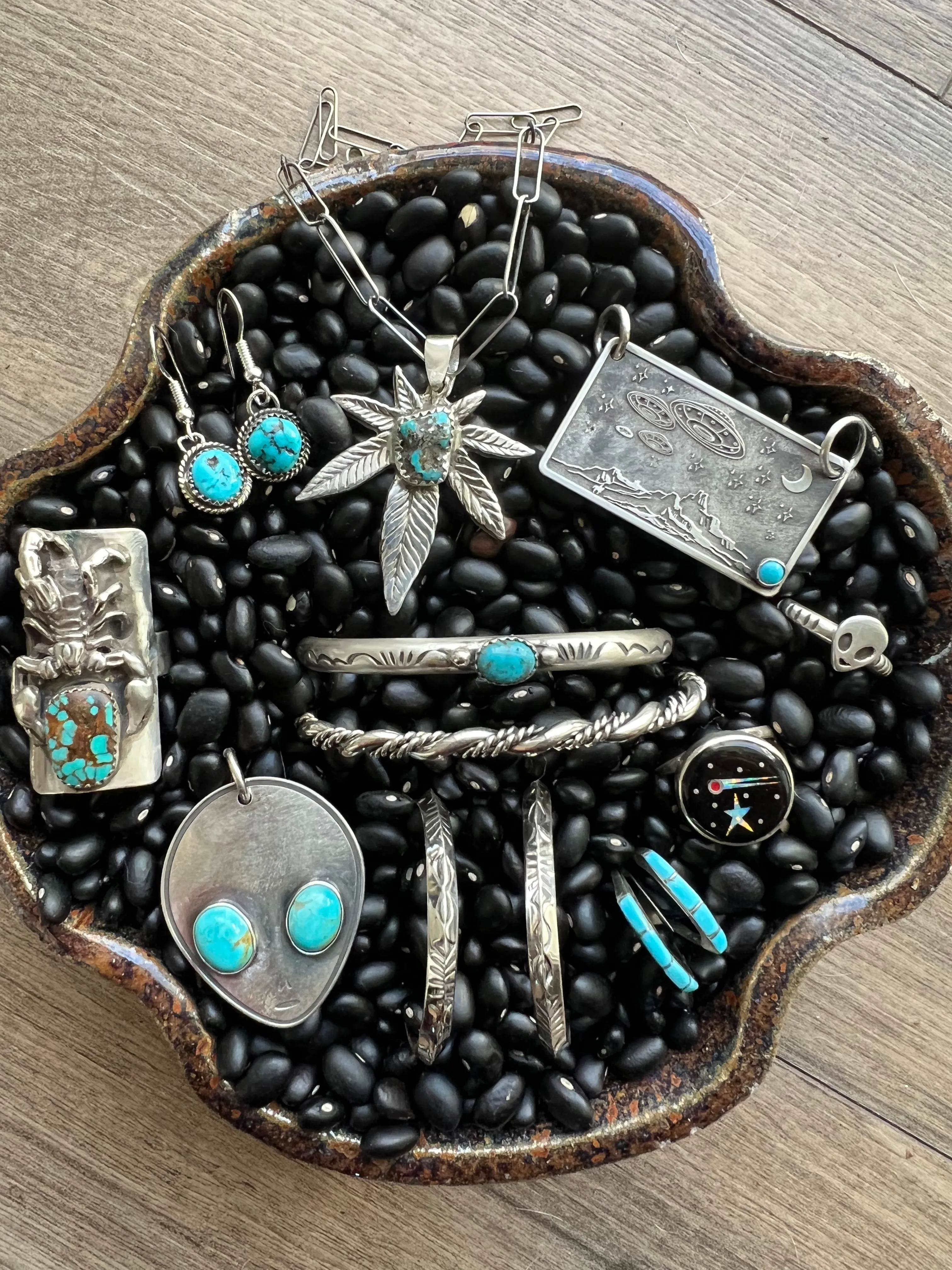 Turquoise Mary Jane Pendant