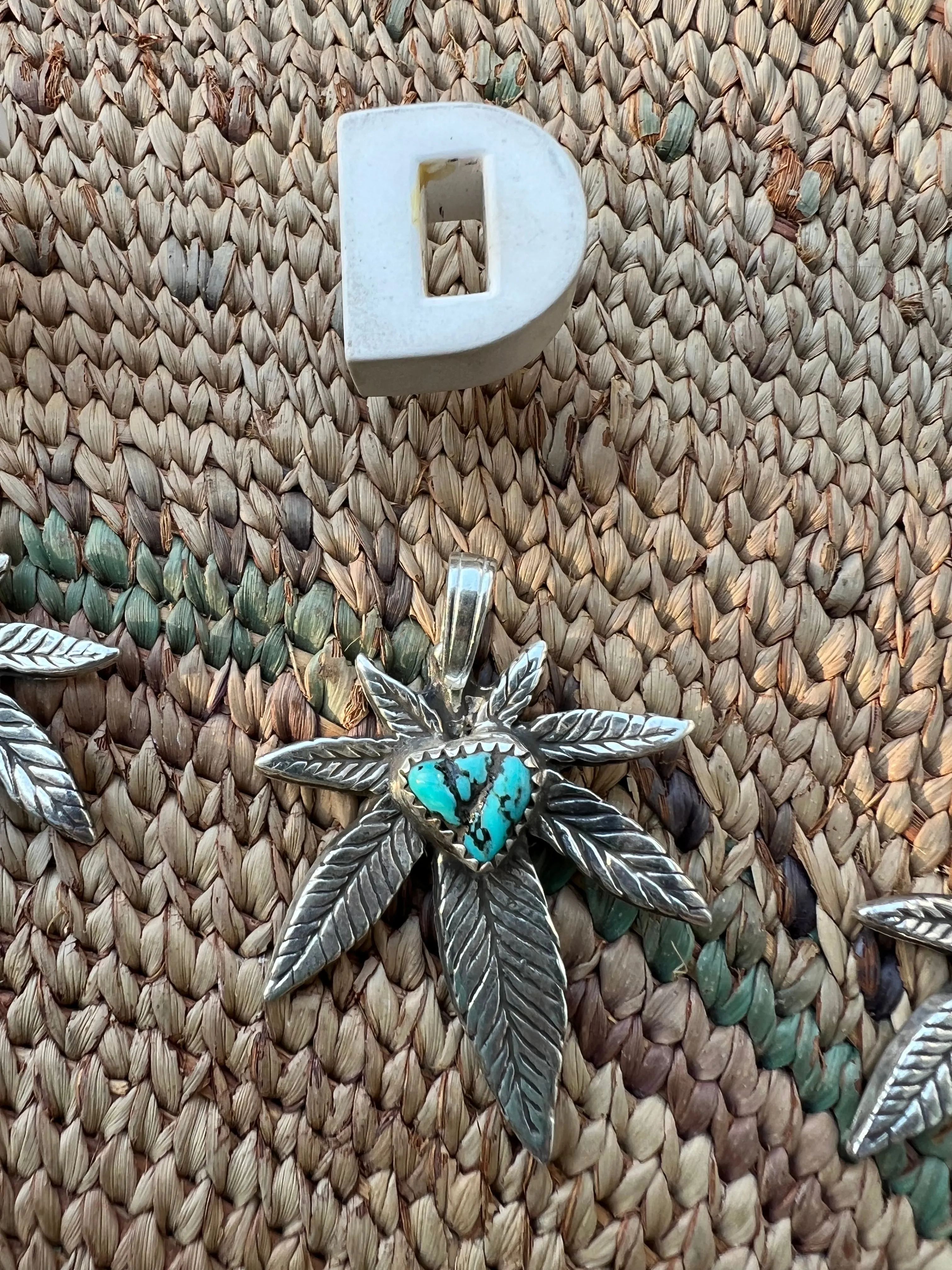 Turquoise Mary Jane Pendant