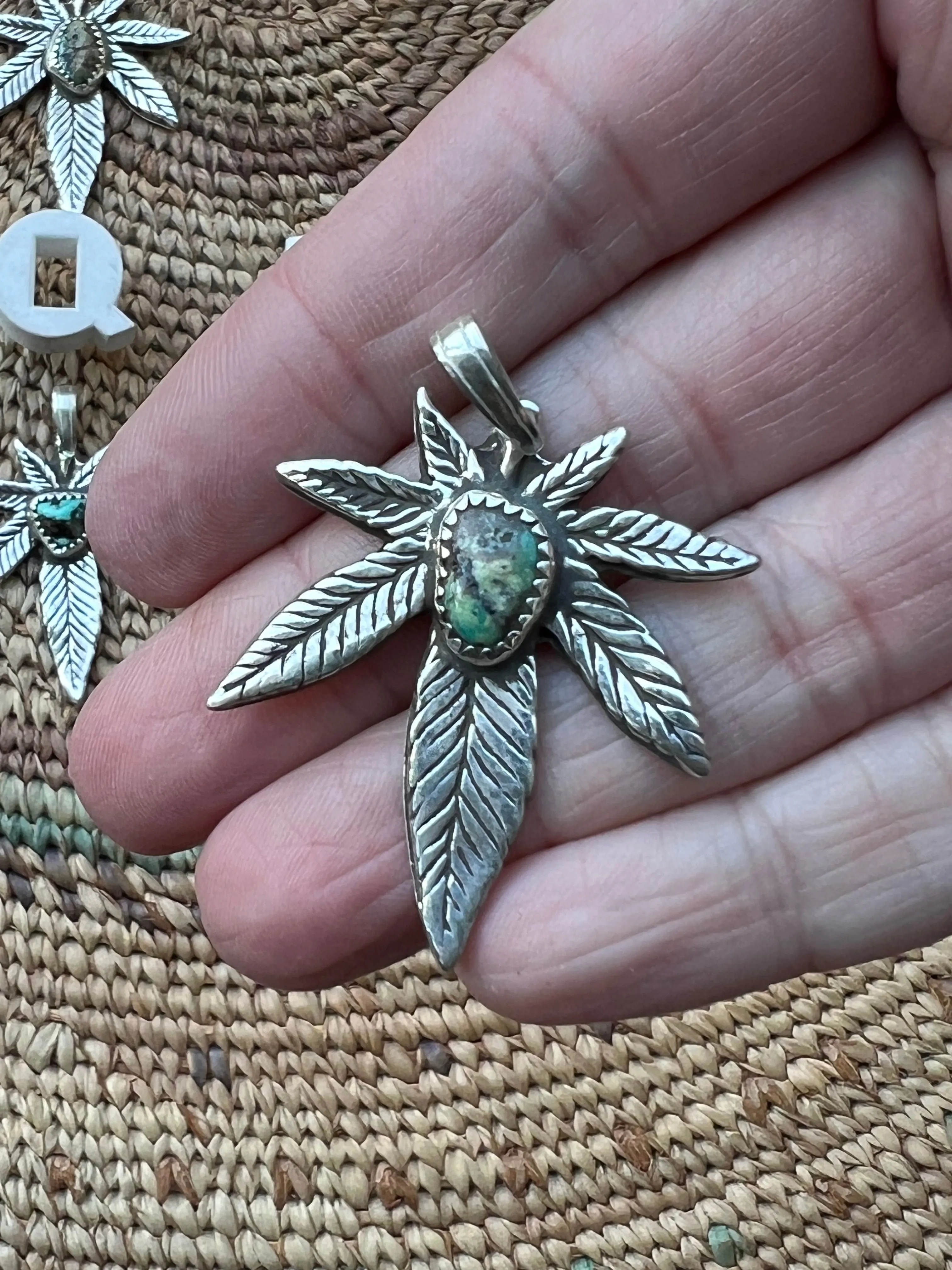 Turquoise Mary Jane Pendant