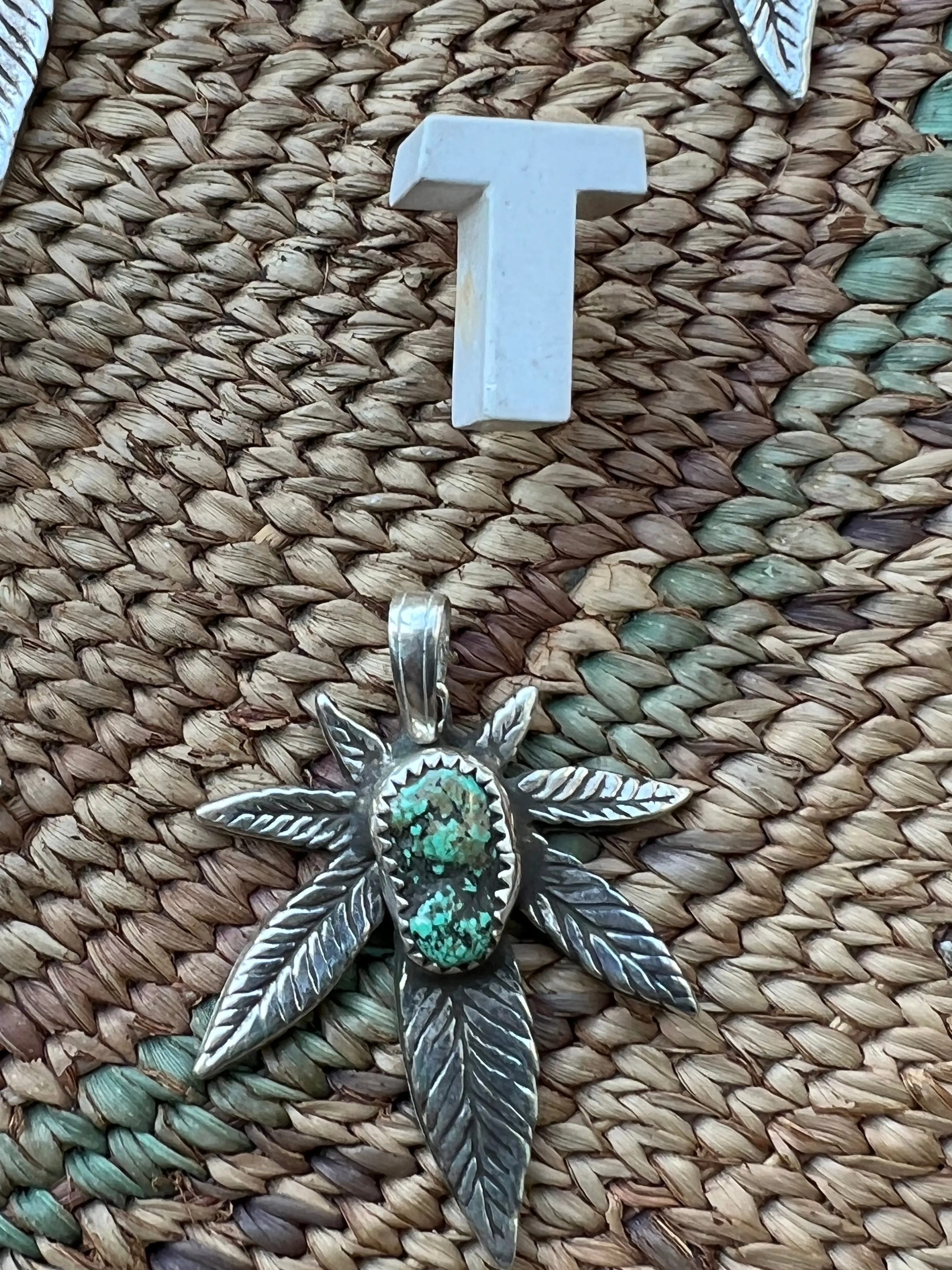 Turquoise Mary Jane Pendant