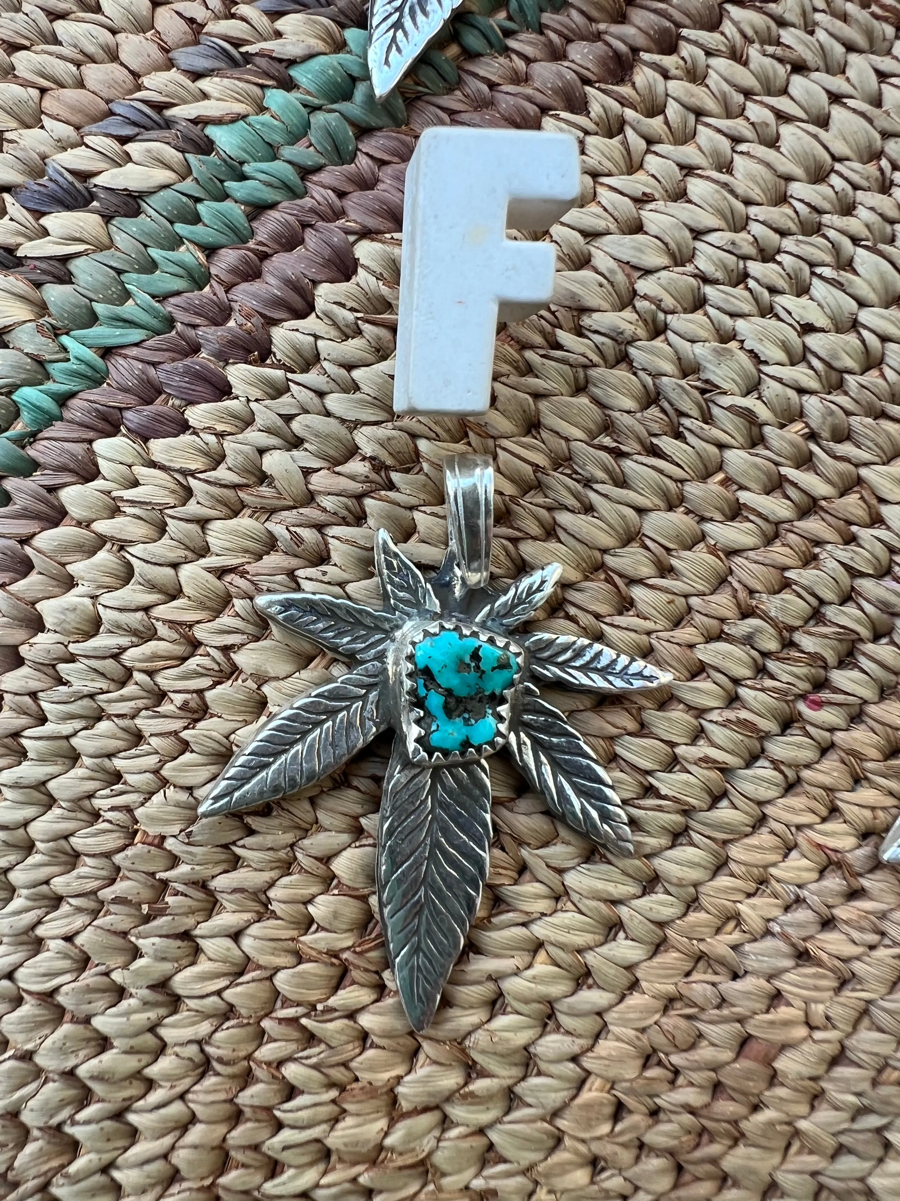 Turquoise Mary Jane Pendant