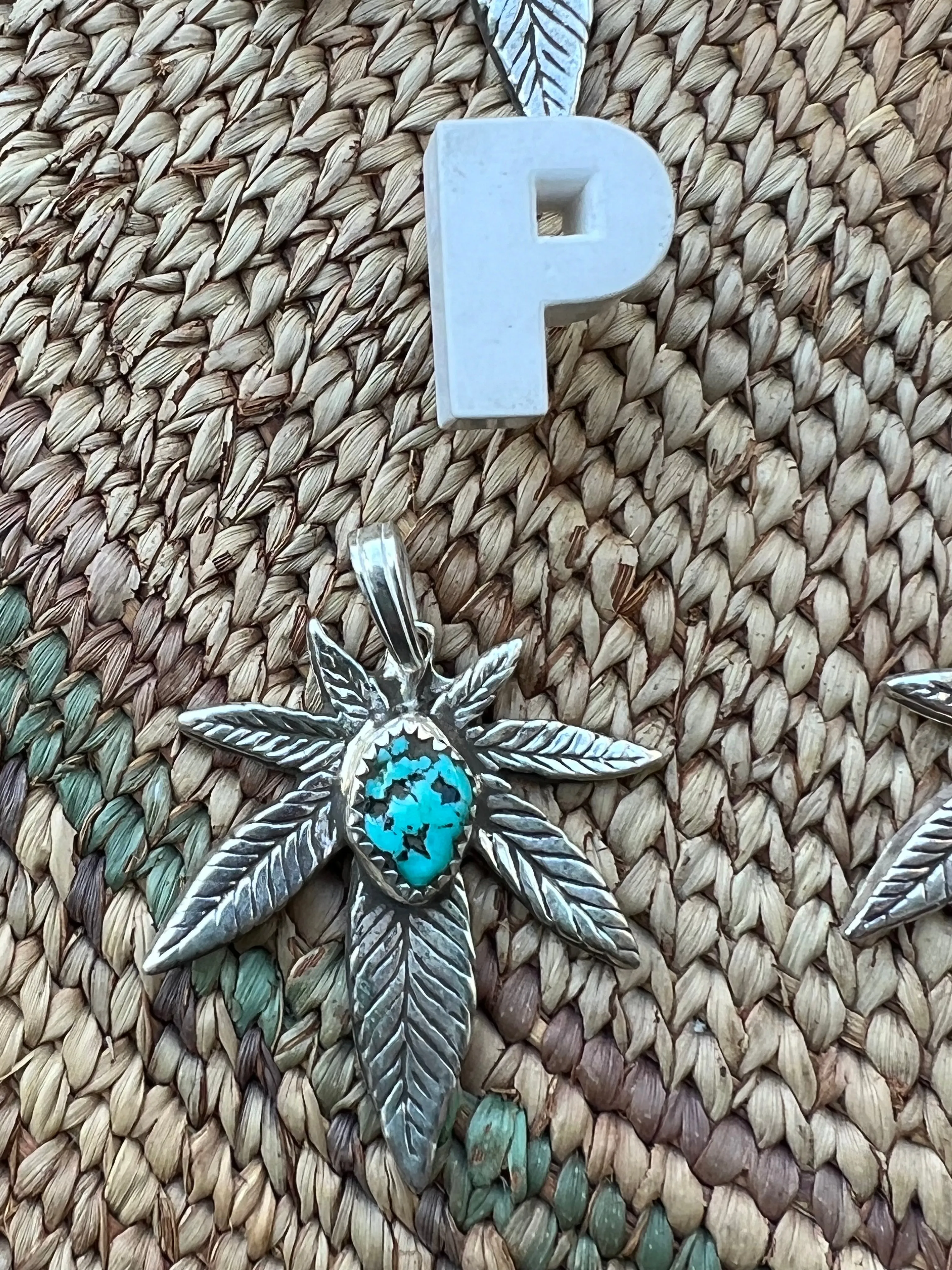 Turquoise Mary Jane Pendant