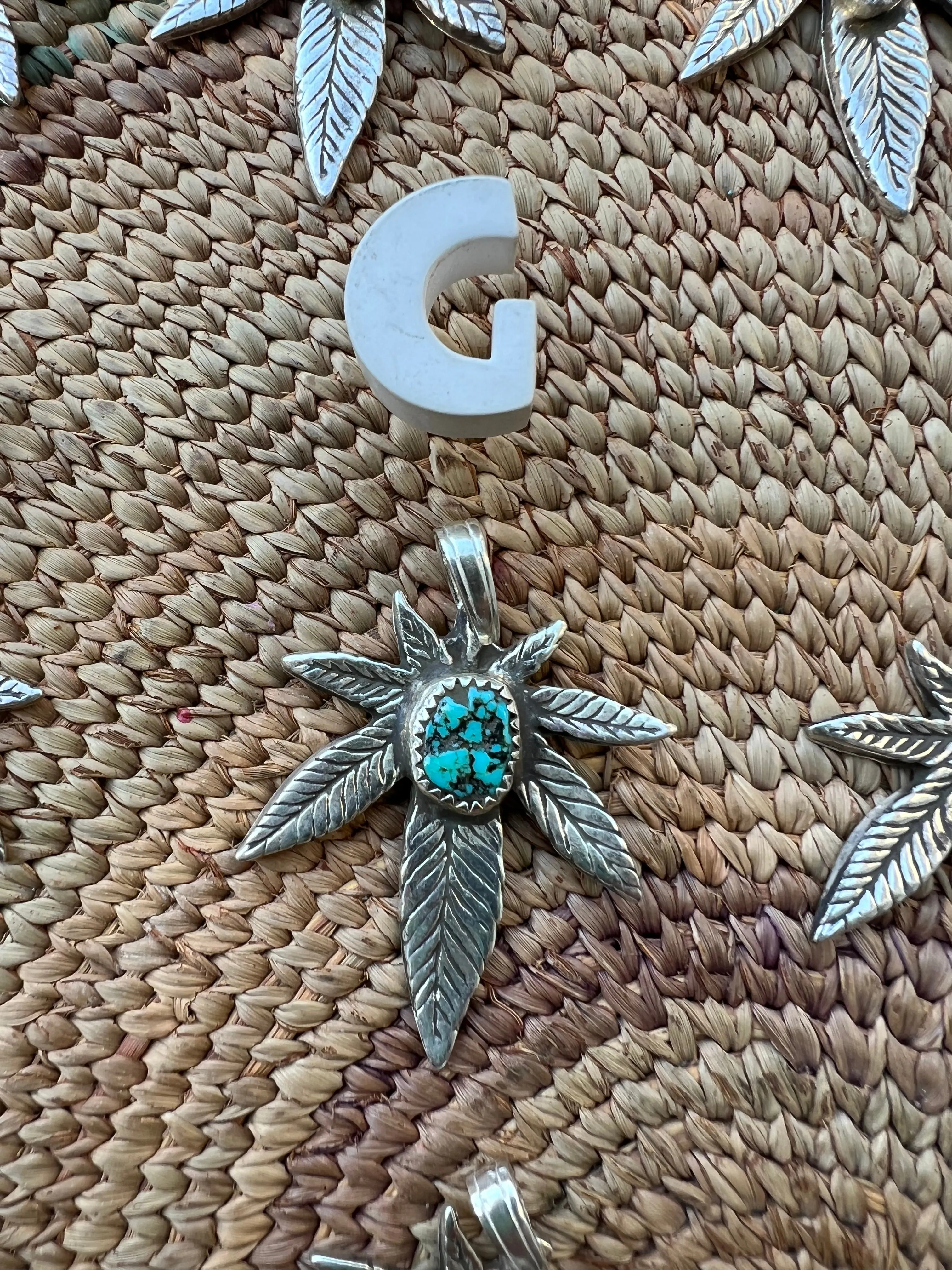 Turquoise Mary Jane Pendant