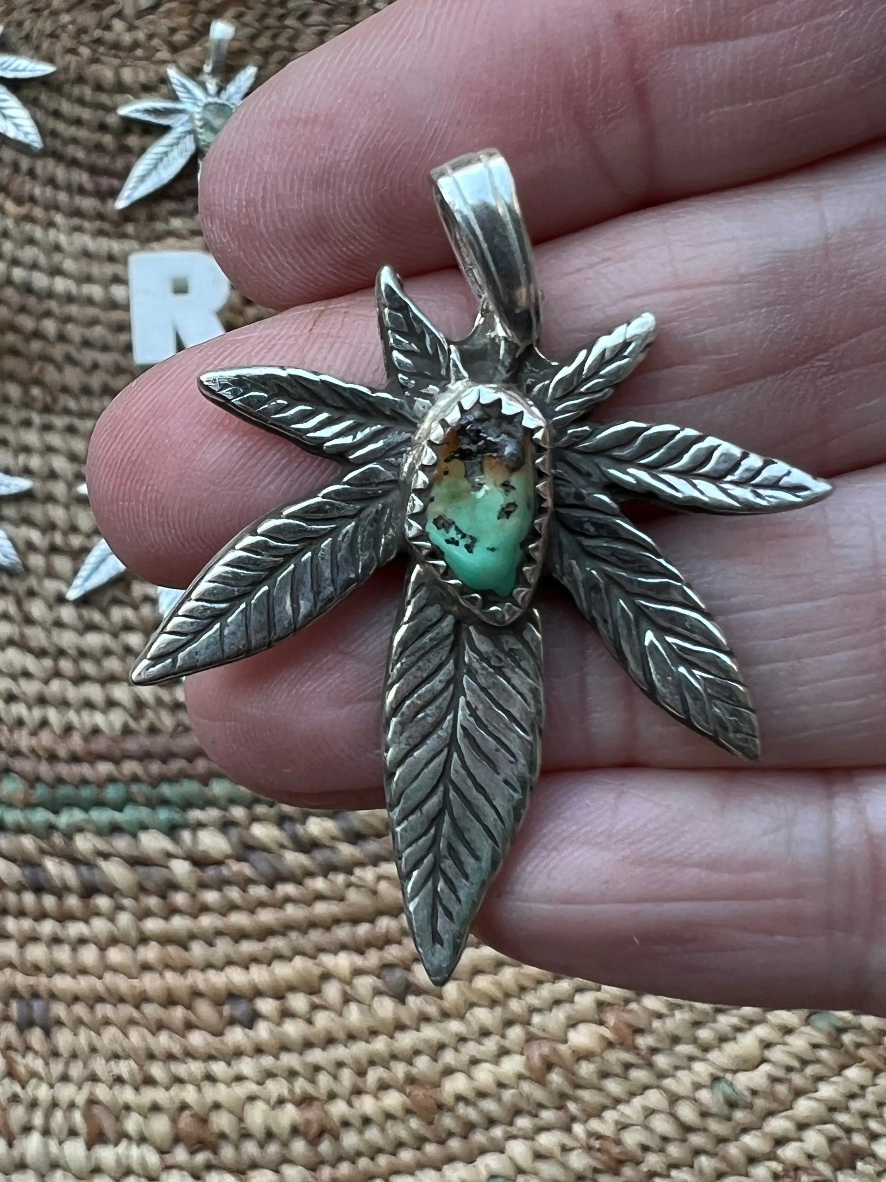 Turquoise Mary Jane Pendant