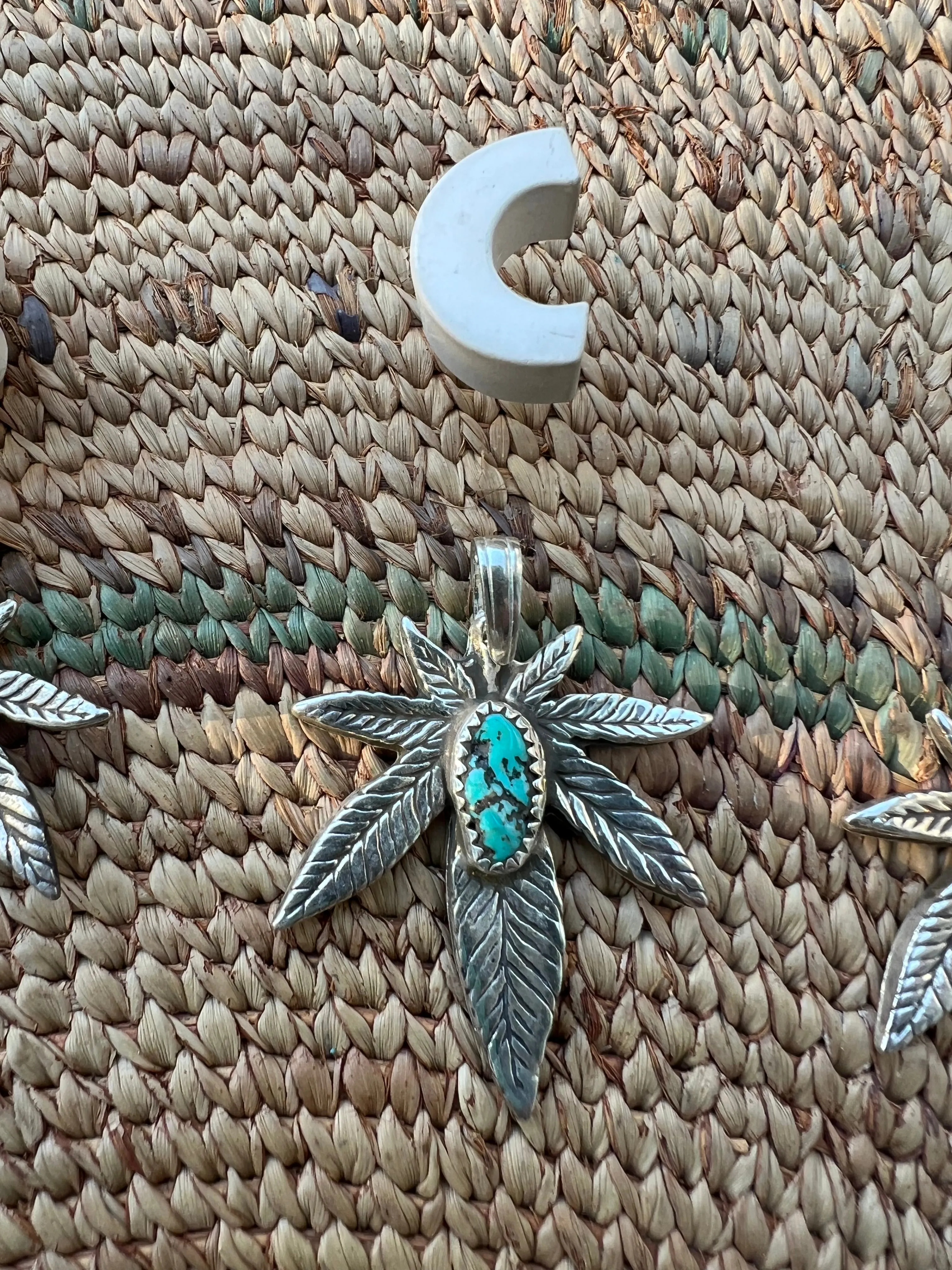 Turquoise Mary Jane Pendant