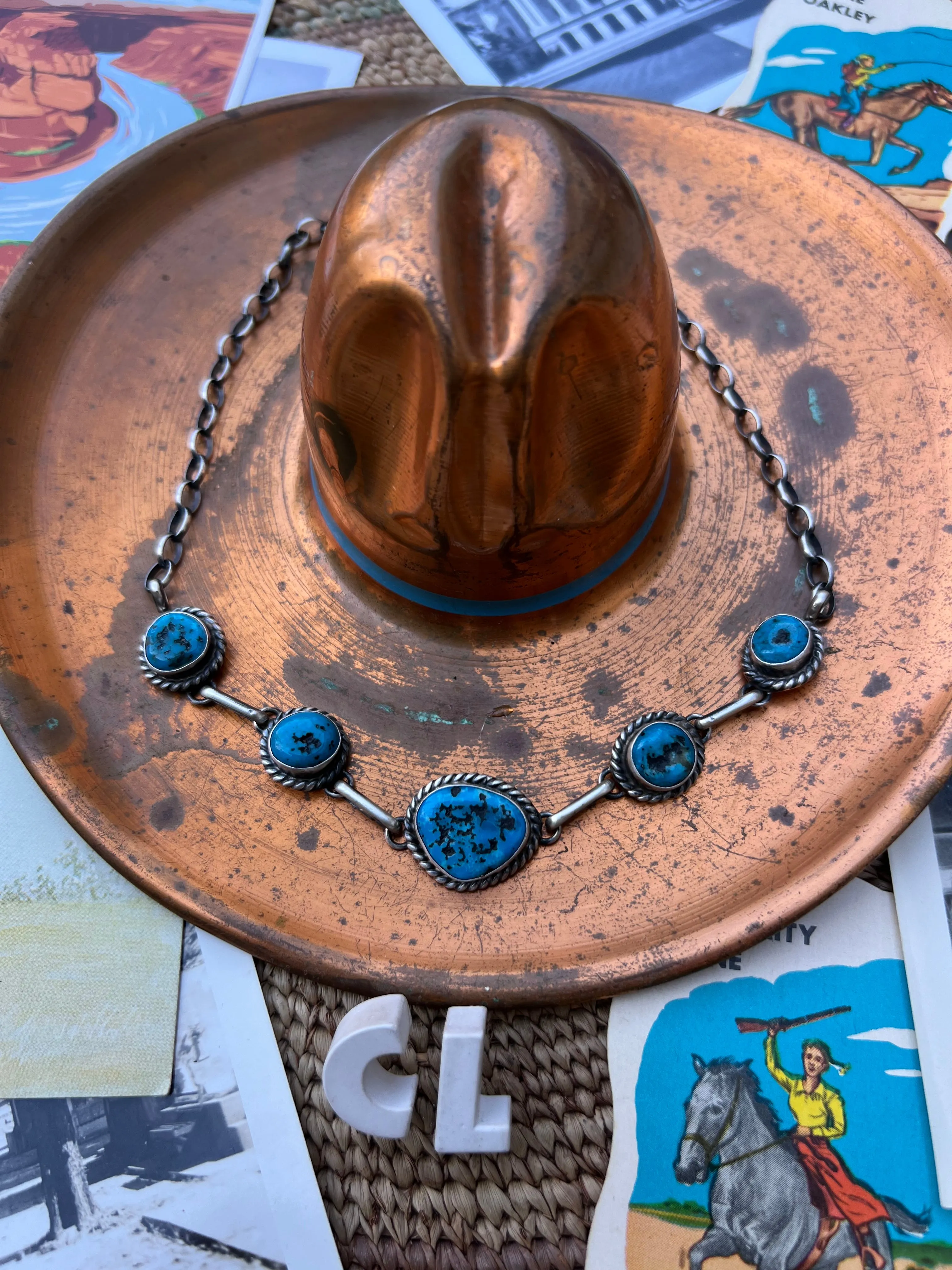 Turquoise Nugget Choker