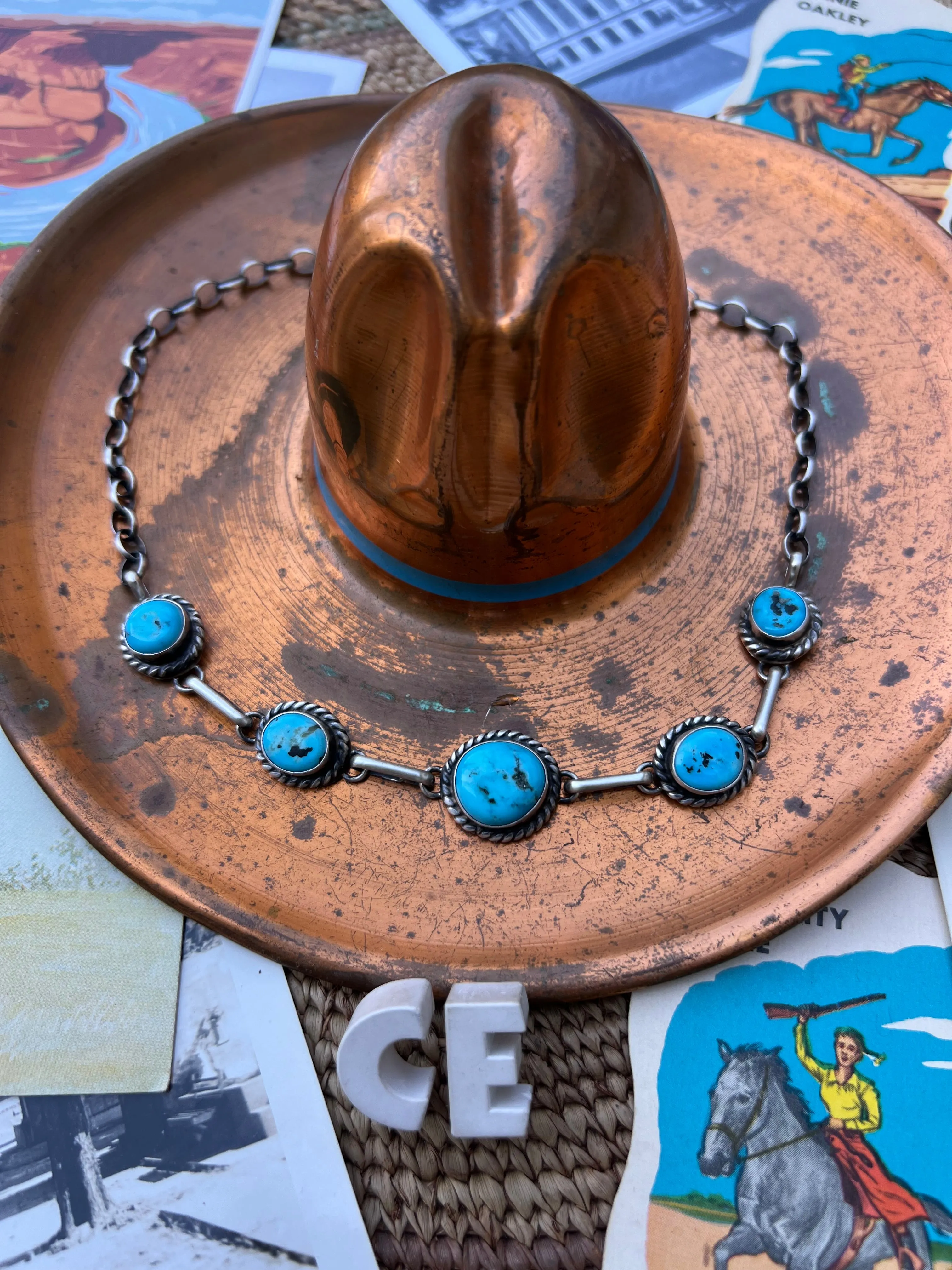 Turquoise Nugget Choker