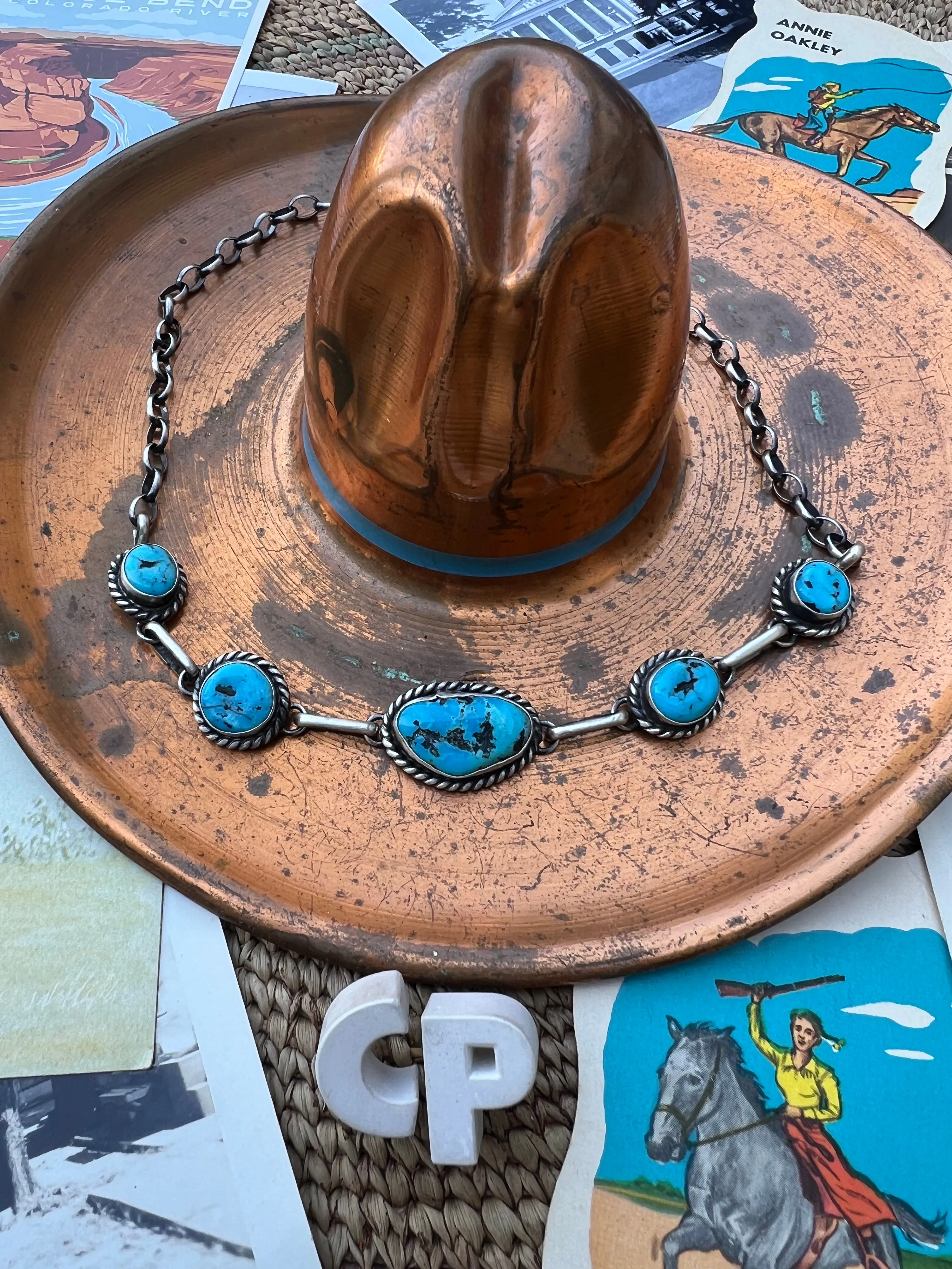 Turquoise Nugget Choker