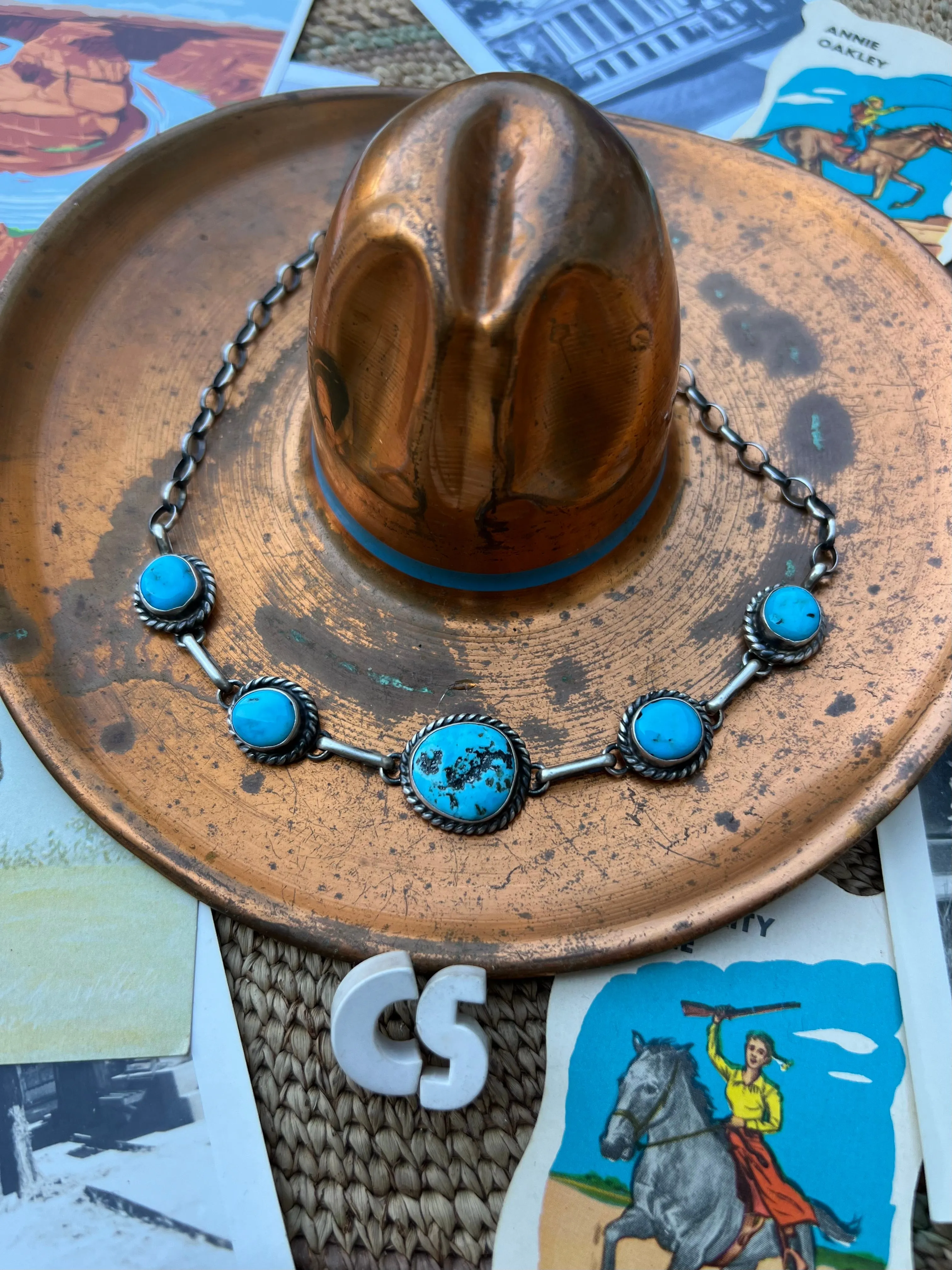 Turquoise Nugget Choker