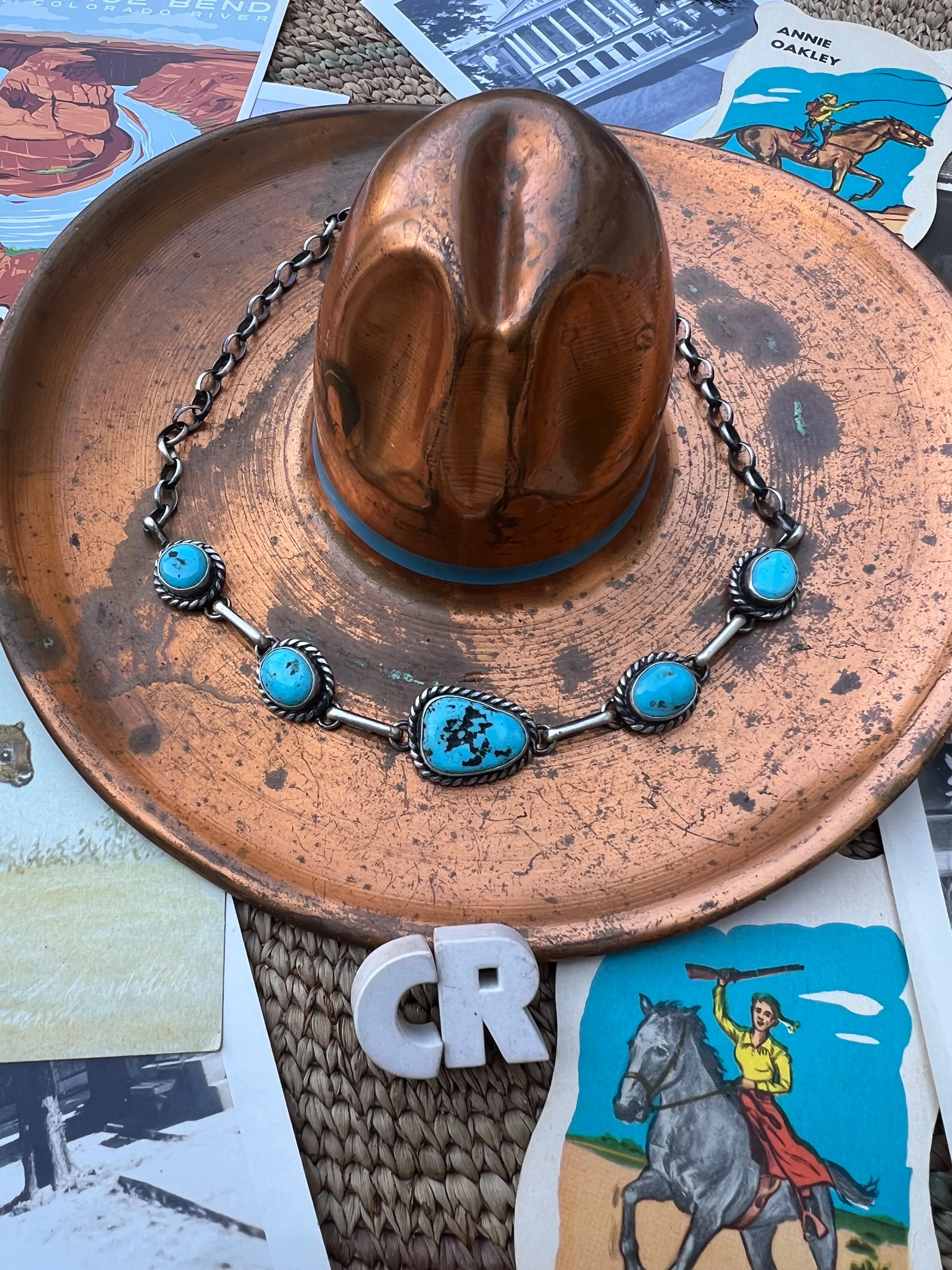 Turquoise Nugget Choker