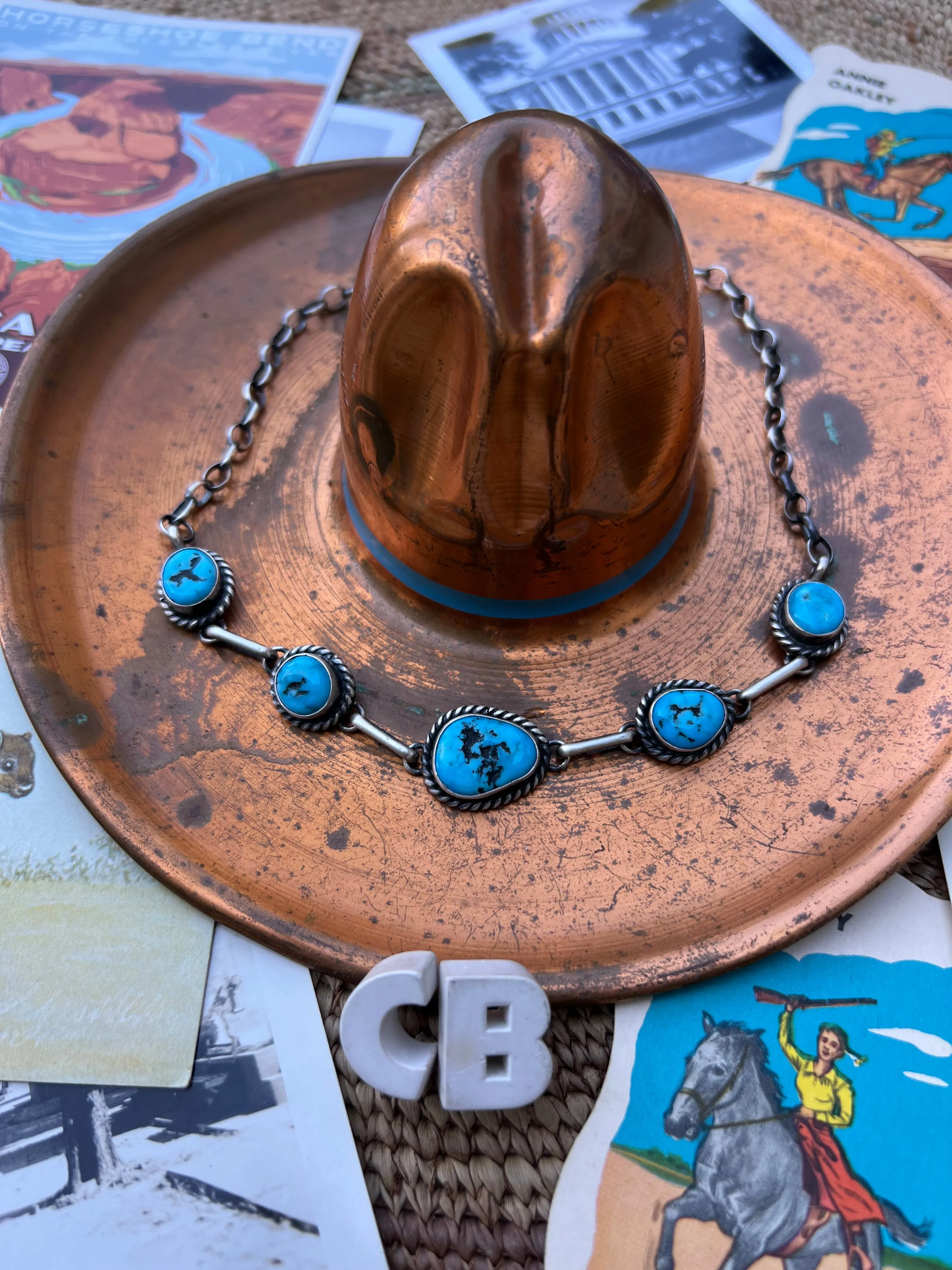 Turquoise Nugget Choker