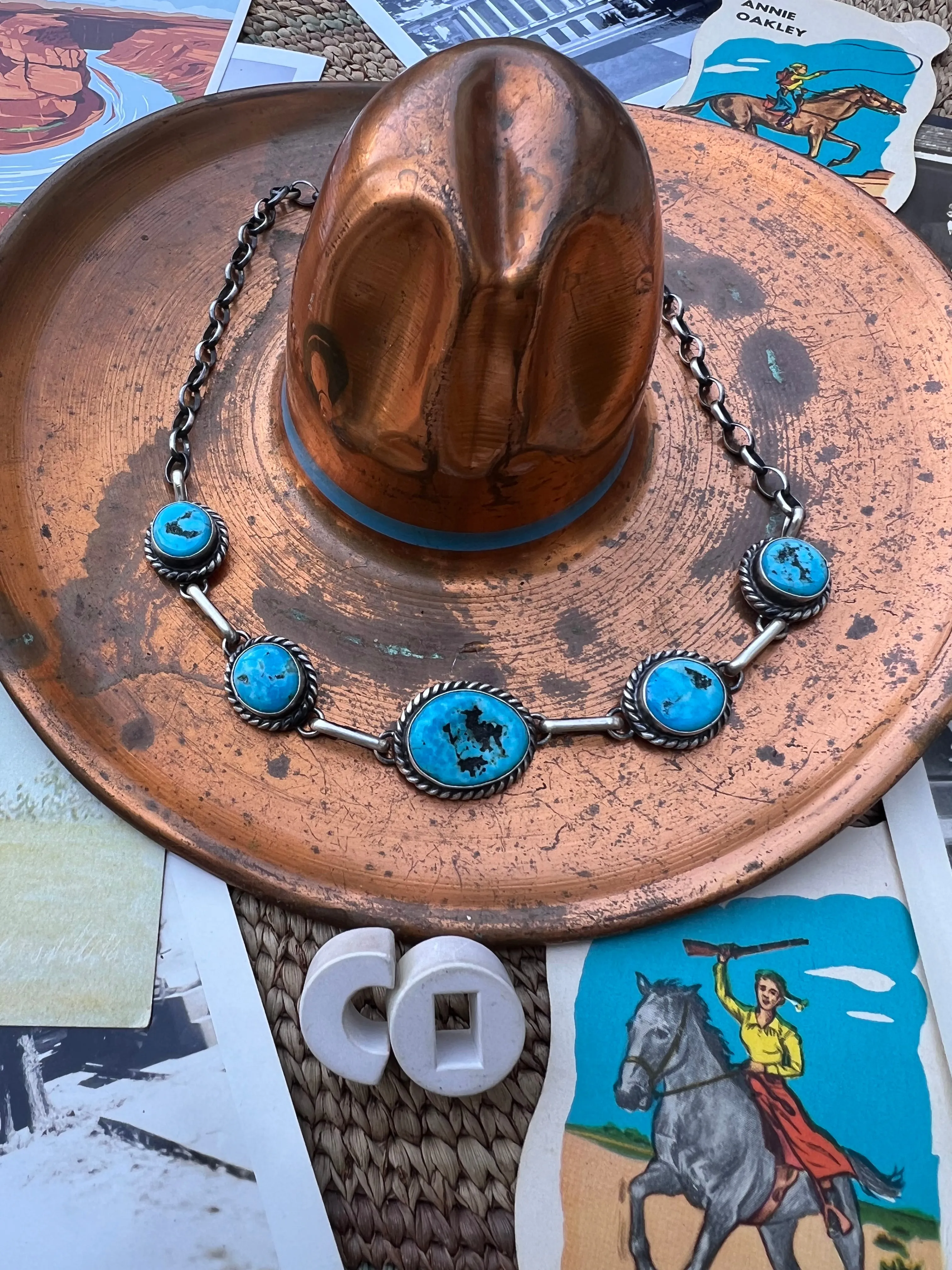 Turquoise Nugget Choker