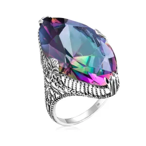 Vintage Rainbow Topaz Rings