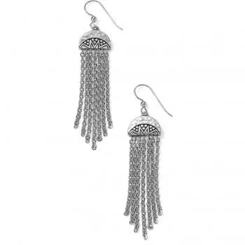 Women's Brighton | Africa Stories Chain Fringe Earrings | Silver